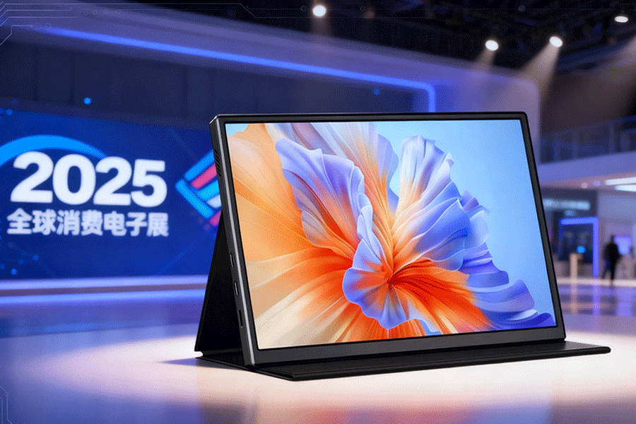 维辰思科技亮相2025年度全球消费电子展，展示创新便携与工业显示解决方案
